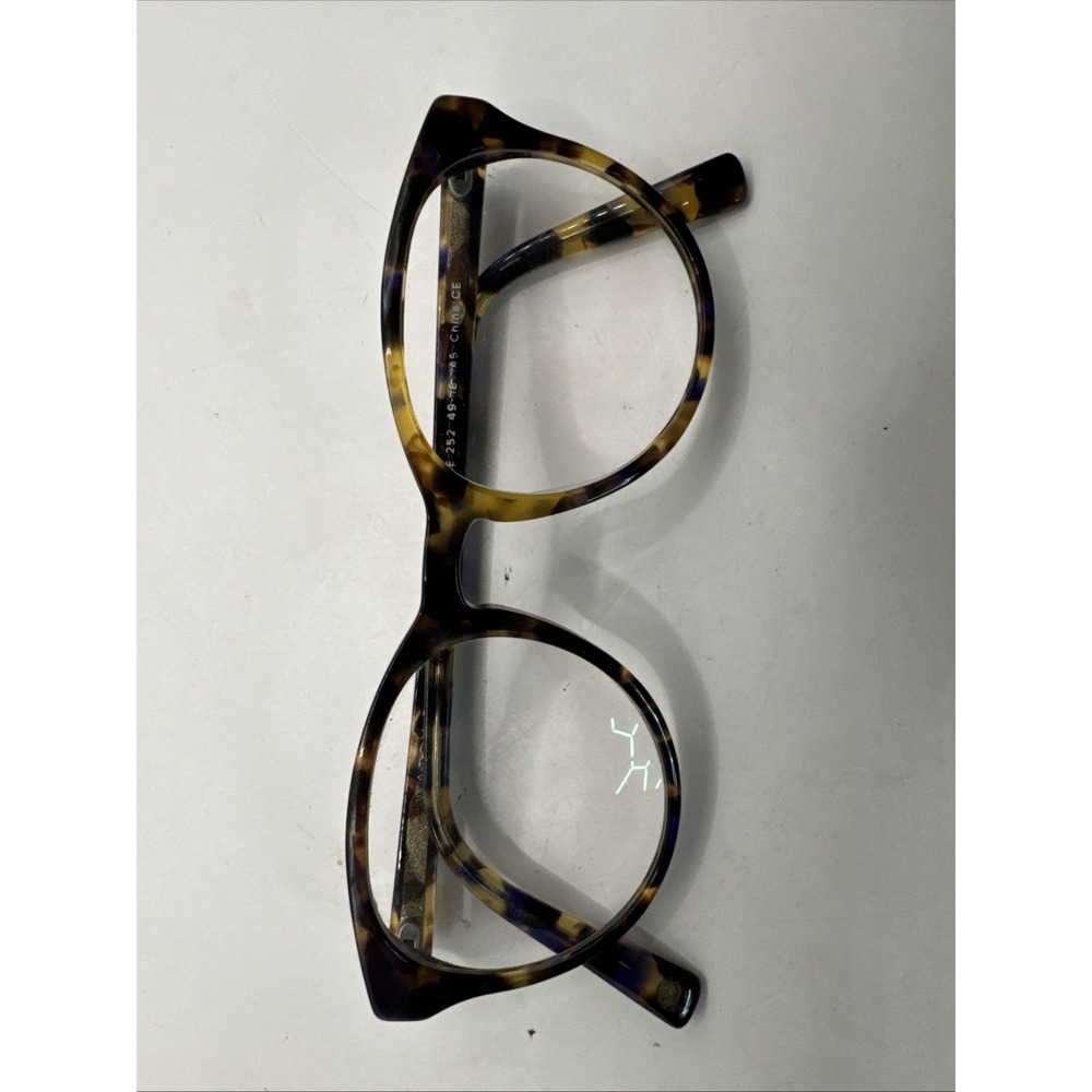 Warby Parker Jane 252 Eyeglasses – Tortoise Frame 49-18-145 – Unisex Round Glass